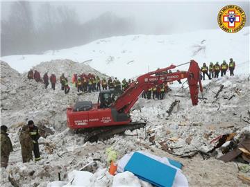 ITALY EARTHQUAKE AVALANCHE AFTERMATH