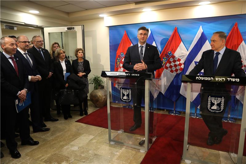 ISRAEL CROATIA DIPLOMACY