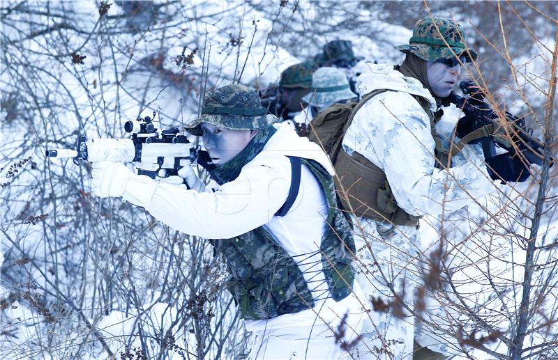 SOUTH KOREA USA MARINE WINTER DRILL