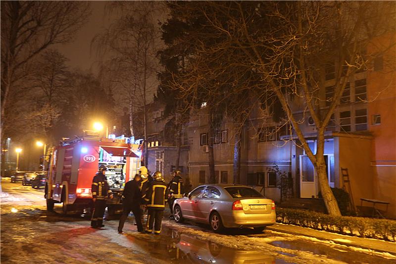 Zagreb-u požaru u Folnegovićevu naselju ozlijeđena jedna osoba