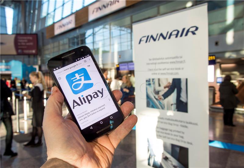 FINLAND ECONOMY FINNAIR ALIPAY