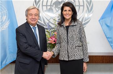 USA UN DIPLOMACY HALEY