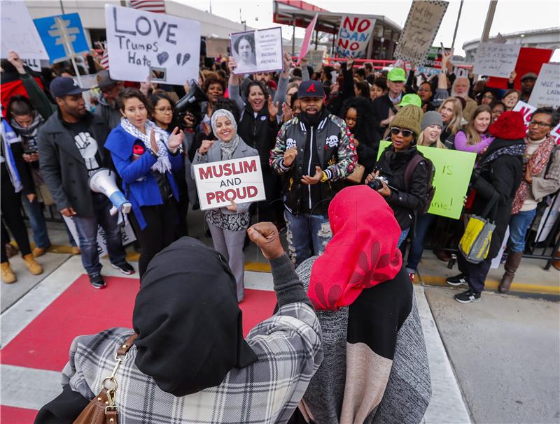 USA PROTEST MIGRATION ATLANTA