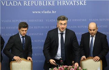 Banski dvori: Premijer Plenković na sastanku s predstavnicima Francuske udruge poslodavaca (MEDEF)