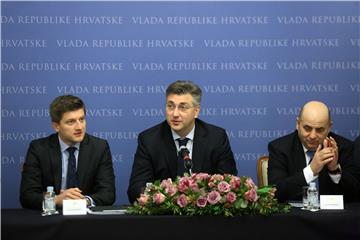 Banski dvori: Premijer Plenković na sastanku s predstavnicima Francuske udruge poslodavaca (MEDEF)