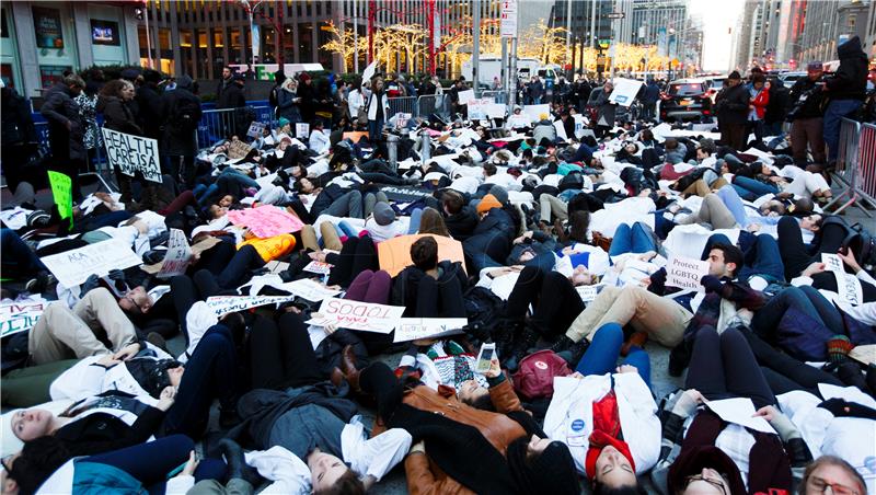 USA NEW YORK PROTEST AGAINST REPEAL OF ACA