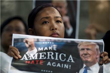 CHINA HONG KONG ANTI-TRUMP MARCH