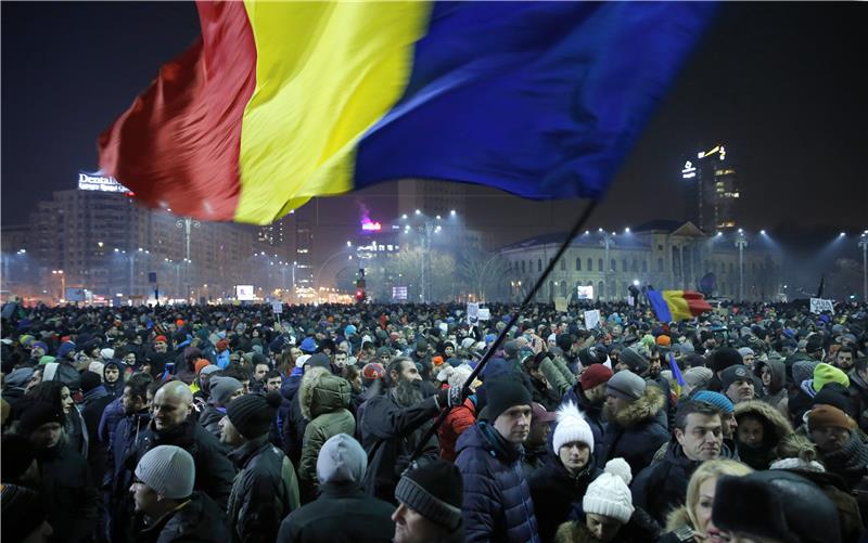 ROMANIA JUSTICE PROTEST