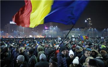 ROMANIA JUSTICE PROTEST