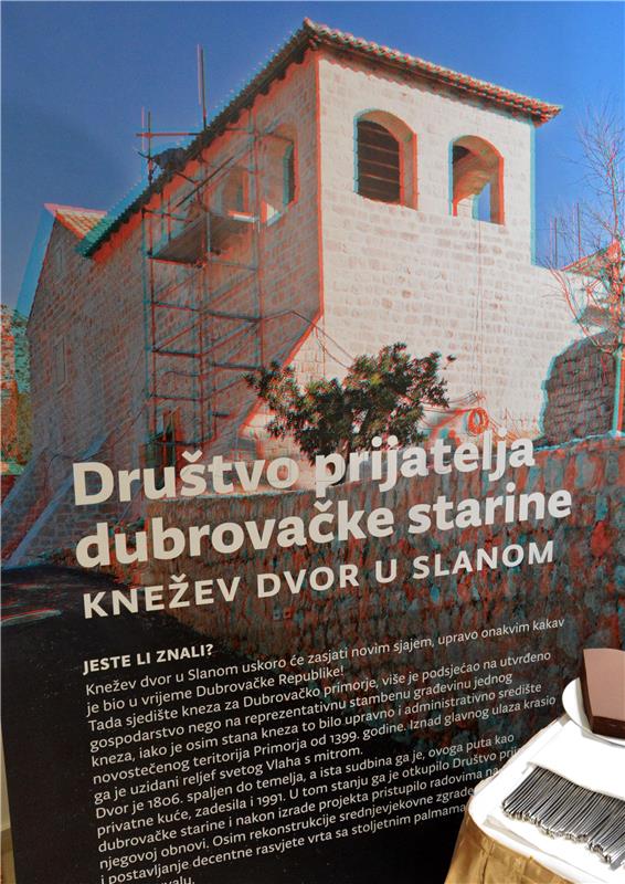 Dubrovnik: Otvorena izložba 3D fotografija "Dubrovačke starine - ljepota obnovljene baštine"