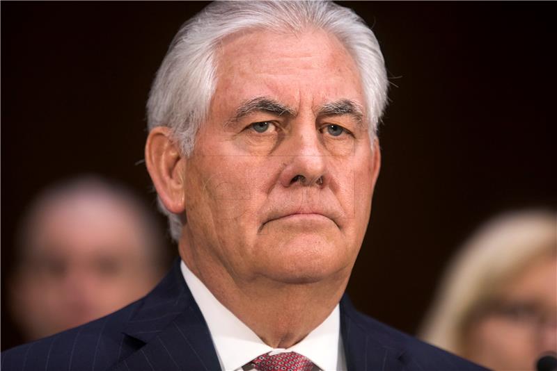 (FILE) USA SENATE TILLERSON CONFIRMATION