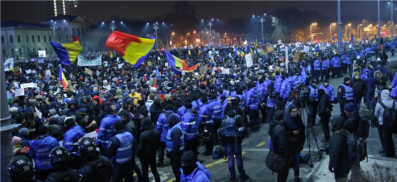 ROMANIA JUSTICE PROTEST