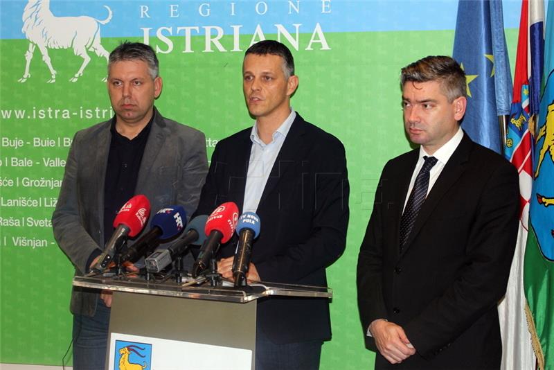 Konferencija za medije istarskog župana Valtera Flege