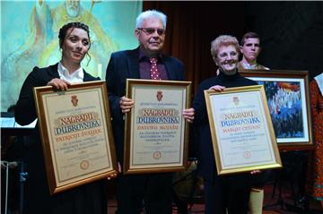 Na Večeri od Kandelore uručene nagrade Grada Dubrovnika