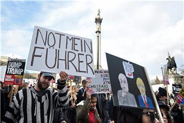 BRITAIN ANTI-TRUMP PROTEST