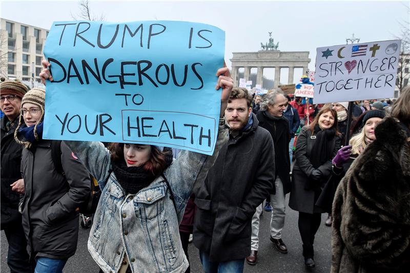 GERMANY PROTEST ANTI TRUMP RALLY