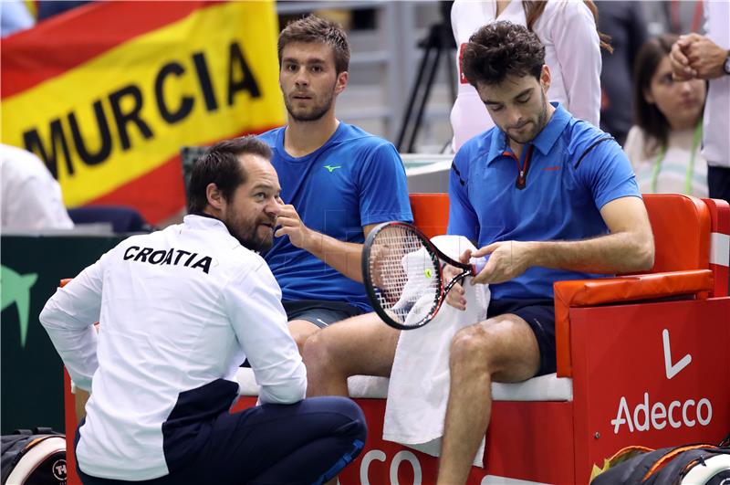 Davis Cup: Hrvatska - Španjolska, parovi