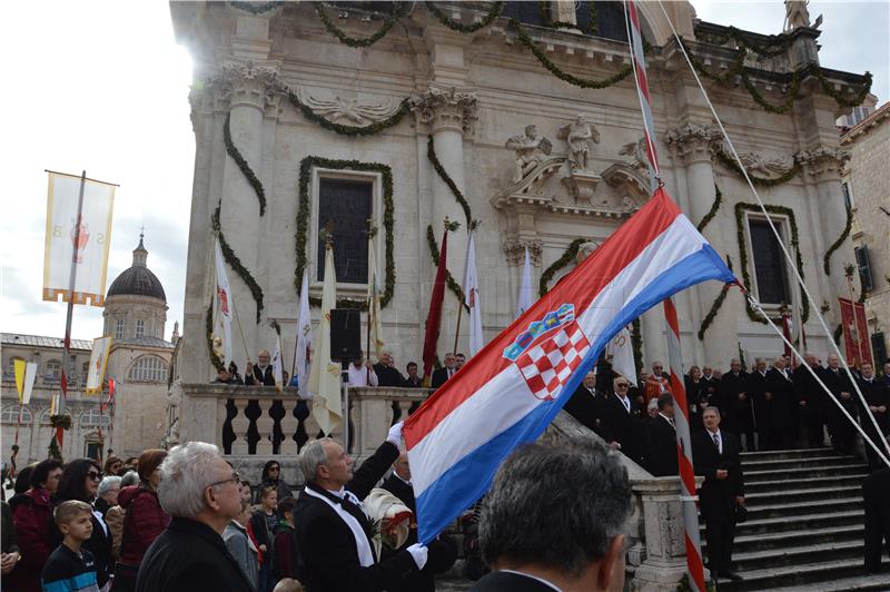 Spuštanjem barjaka završena 1045. Festa svetog Vlaha