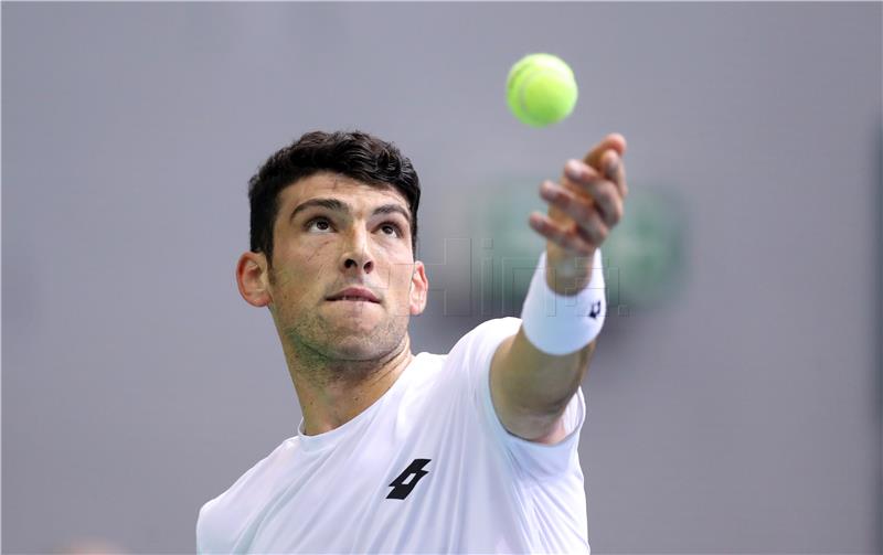 1. kolo Svjetske skupine Davis Cup, Škugor - Bautista 