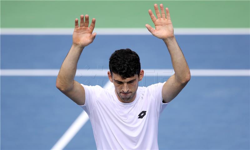 1. kolo Svjetske skupine Davis Cup Hrvatska - Španjolska, Bautista pobijedio Škugora