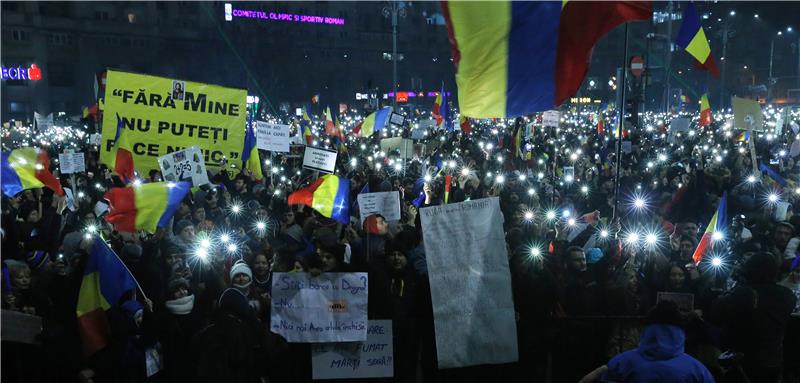 ROMANIA GOVERNMENT JUSTICE PROTEST