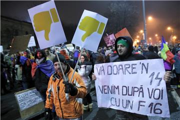 ROMANIA GOVERNMENT JUSTICE PROTEST