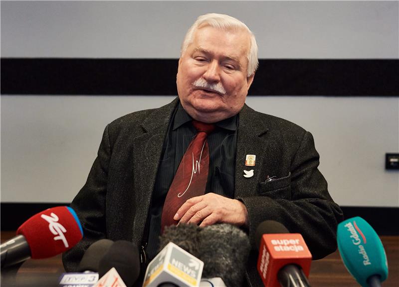 POLAND PEOPLE WALESA