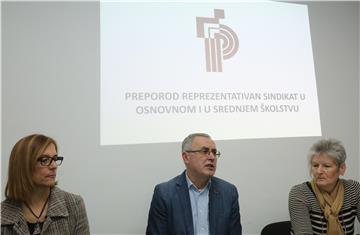  Sindikat zaposlenika u hrvatskom školstvu-Preporod  održao je tiskovnu konferenciju