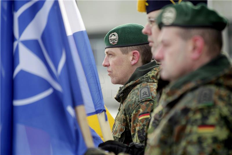 LITHUANIA DEFENCE NATO WELCOME CEREMONY