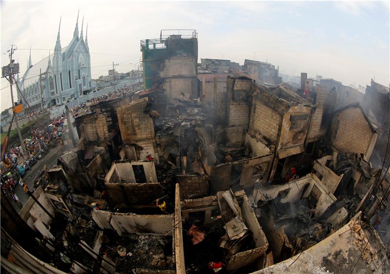 PHILIPPINES FIRE AFTERMATH