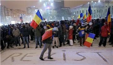 ROMANIA GOVERNMENT JUSTICE PROTEST