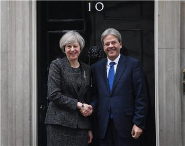 BRITAIN ITALY GENTILONI DIPLOMACY