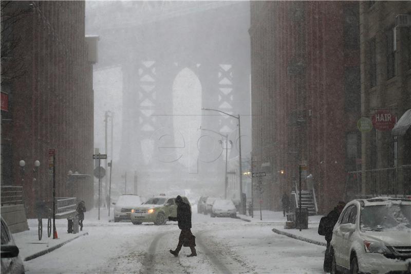 USA WEATHER SNOWSTORM