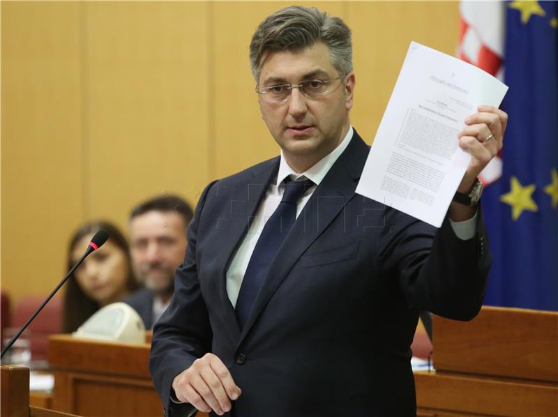 Plenković: Nije riječ o plagijatu već tehničkoj pogrešci