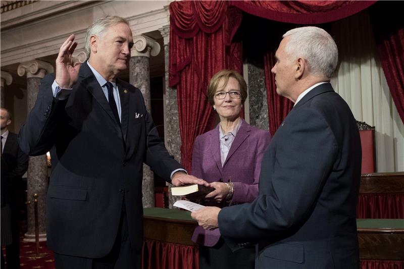 USA SENATE ALABAMA MOCK SWEARING IN