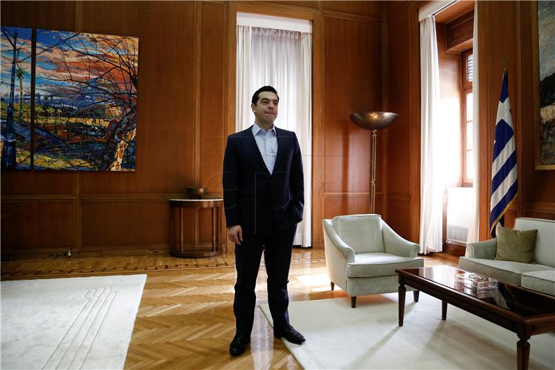 GREECE BAILOUT TSIPRAS MEETING