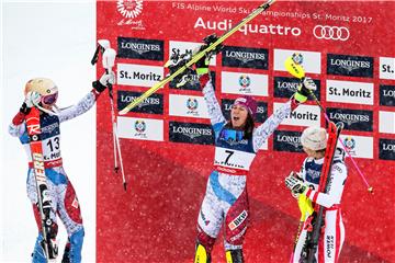 SWITZERLAND ALPINE SKIING FIS WORLD CHAMPIONSHIPS 2017