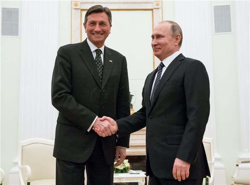 Pahor u Moskvi s Putinom o robnoj razmjeni, ali i o sukobima u Ukrajini 