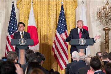 USA TRUMP ABE PRESS CONFERENCE