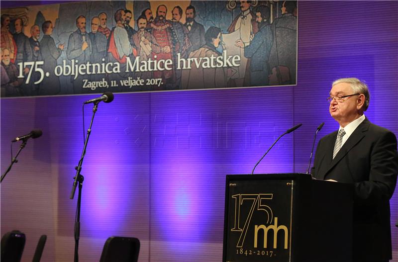 Matica Hrvatska cultural association marks 175th anniversary