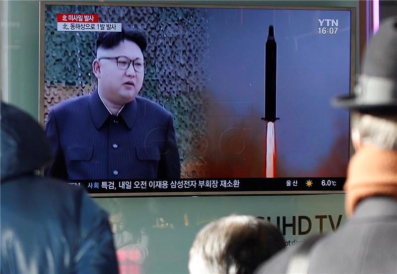 SOUTH KOREA NORTH KOREA DEFENSE BALLISTIC MISSILE TEST