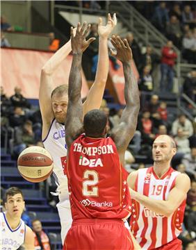 ABA liga: Crvena zvezda - Cibona 69-56 