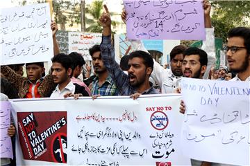 PAKISTAN PROTEST VALENTINES DAY