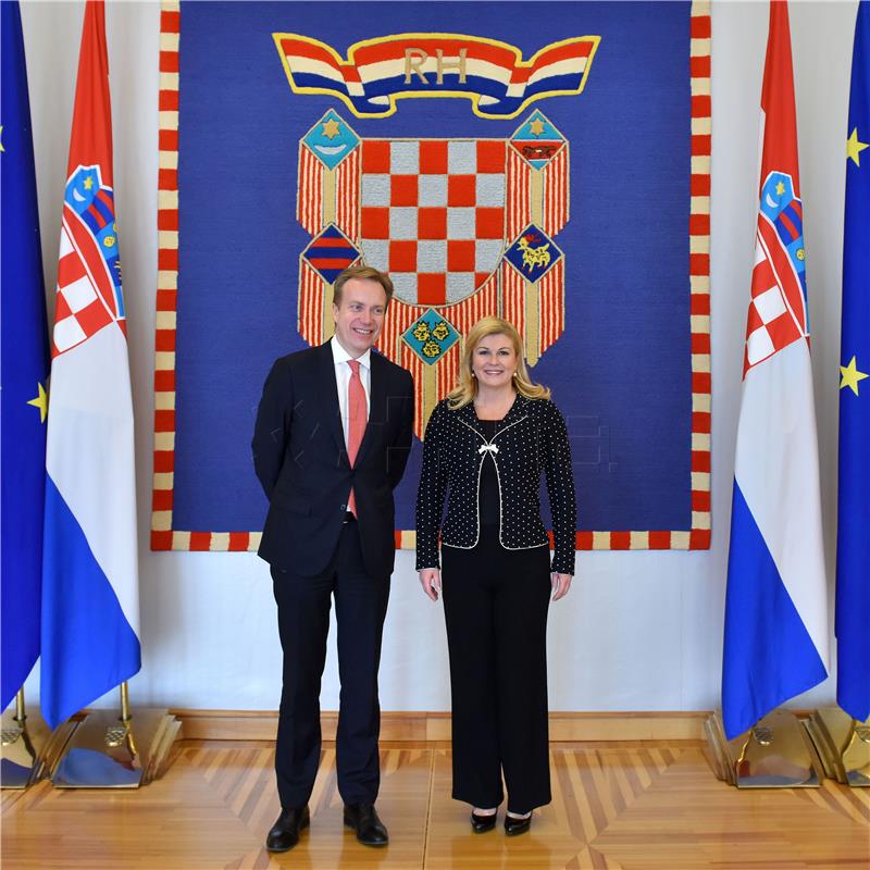 Grabar-Kitarović primila norveškog ministra vanjskih poslova