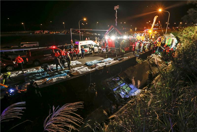 TAIWAN TRANSPORT BUS ACCIDENT