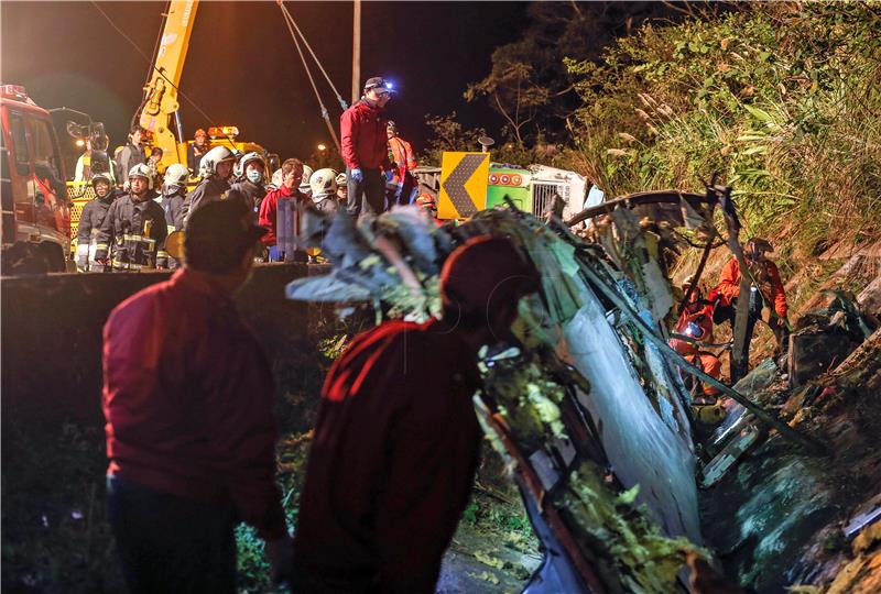 TAIWAN TRANSPORT BUS ACCIDENT