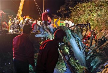 TAIWAN TRANSPORT BUS ACCIDENT