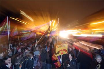 Prosvjed udruge Zagreb Pride