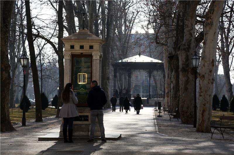 Sunčan dan u središtu Zagreba