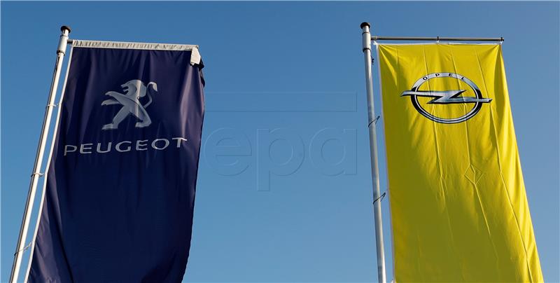 GERMANY FLAGS OPEL PEUGEOT